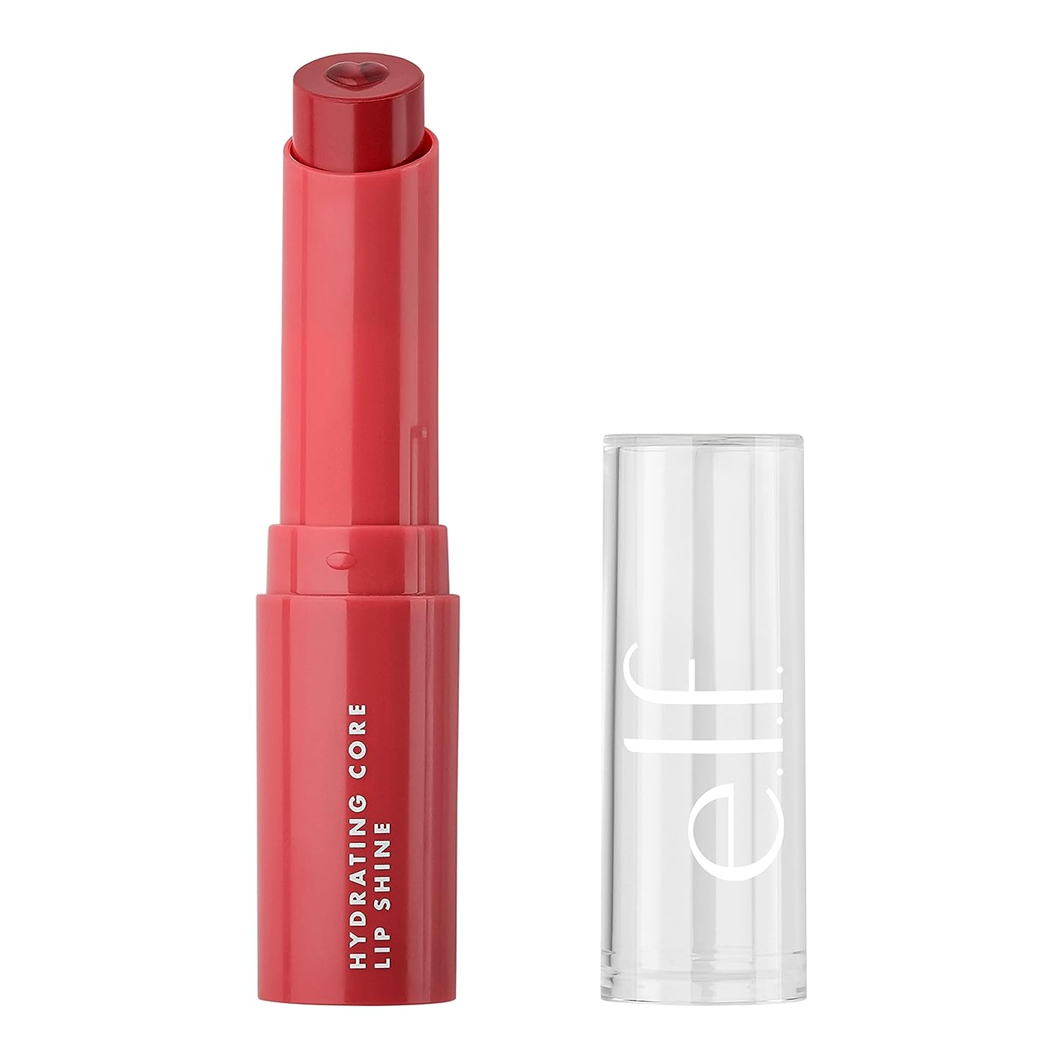 e.l.f. Hydrating Core Lip Shine, Conditioning & Nourishing Lip Balm, Sheer Color Tinted Chapstick, Joyful, 0.09 Oz - 24hrsmart